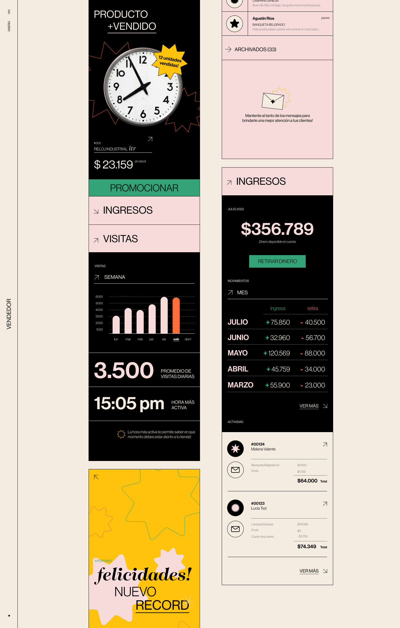 app design diseño gráfico fadu Figma Gabriele Mobile app typography   ui design user interface
