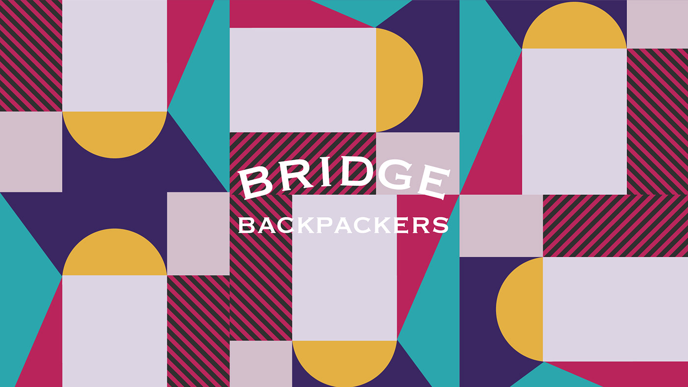 branding  Signgage pictogram rebranding Backpakers hotel Travel