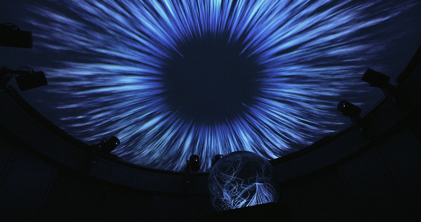 installation light dome projection museum future Mapping Multimedia  Show Exhibition Design 