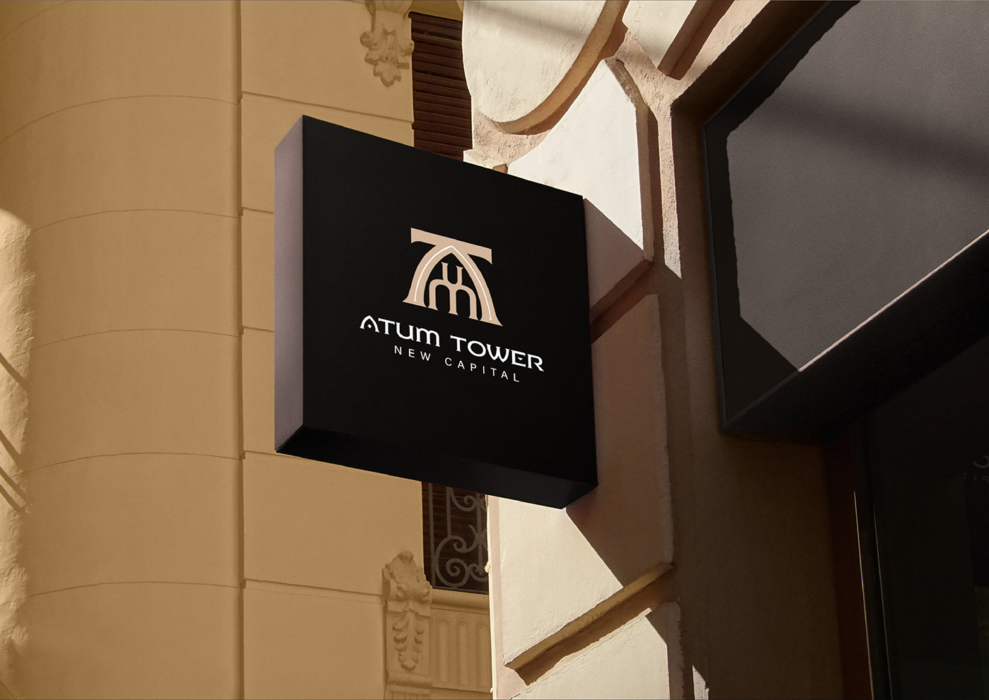 atum brand identity egypt logo new capital new capital egypt old egyptian real estate Technology tower