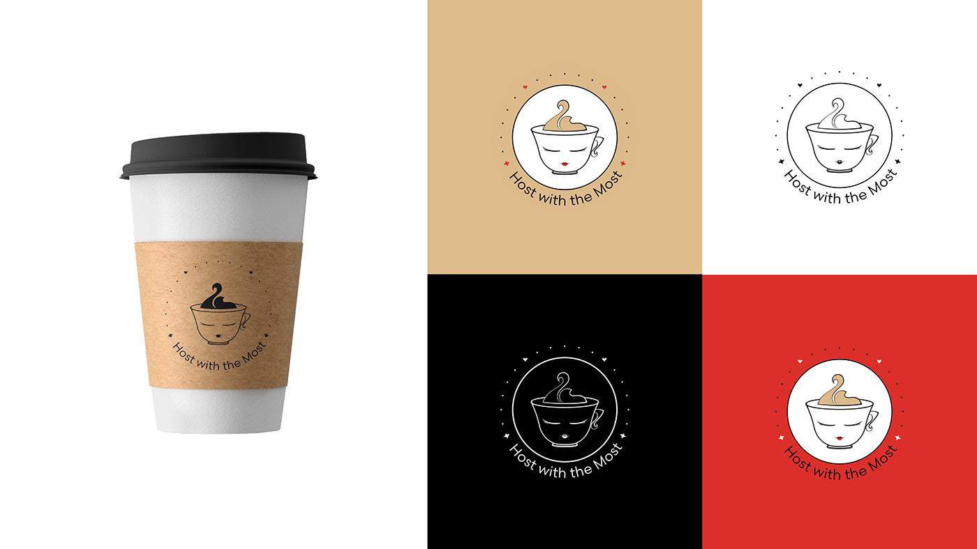 Logo Design branding  visual identity marketing   adobe illustrator Brand Design logo cup of coffee cafe Coffee