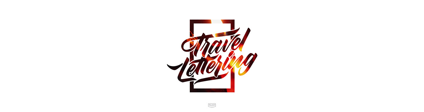 brand Calligraphy   color Handlettering handmade Landscape lettering logo palette typo