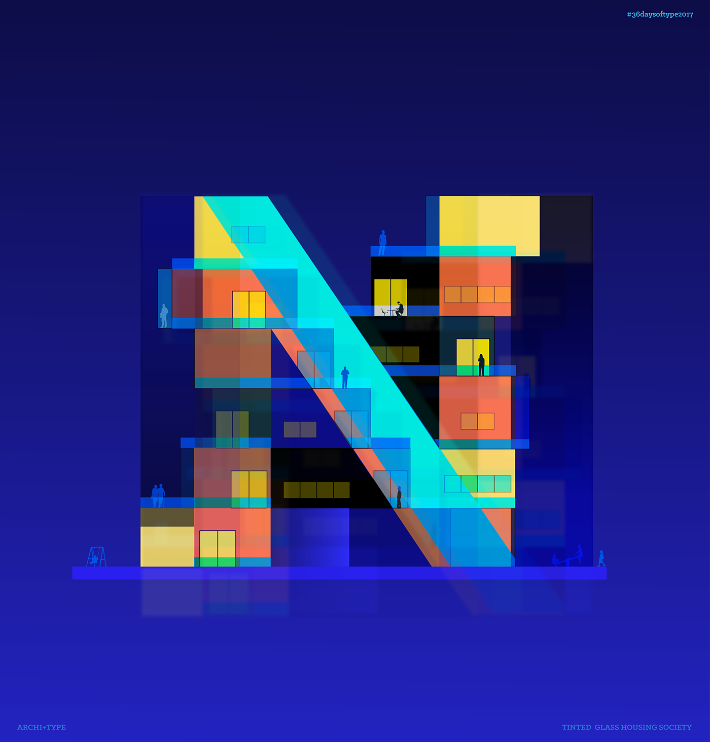 36daysoftype architecture type Space  typography  