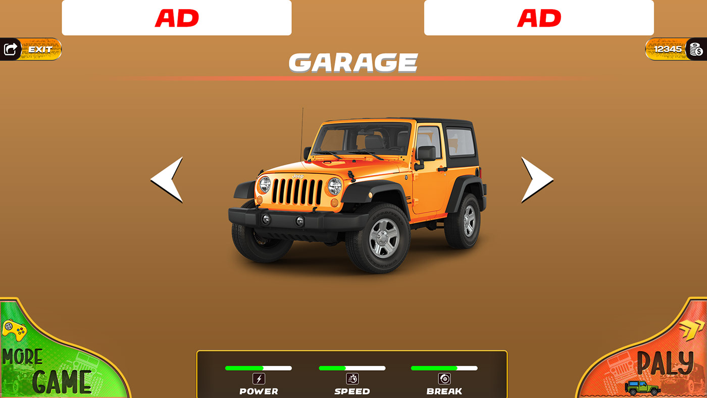 jeep race car automotive   design CGI visualization architecture interior design  3ds max Render