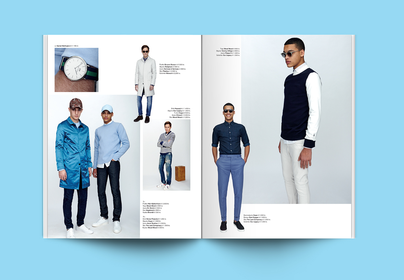 Euroman magazine Fashion  editorial lifesyle print