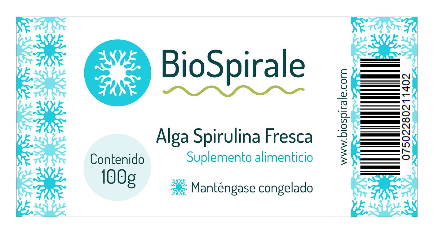 algae spirulina seaweed Mexican branding  superfood Alga