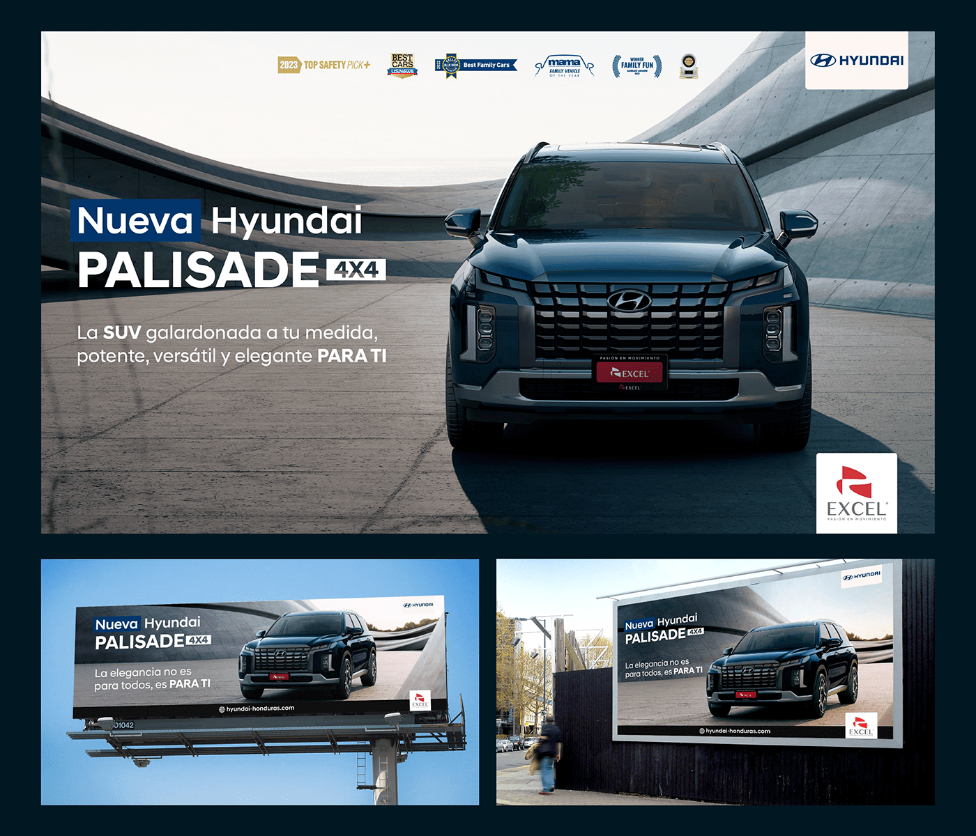 Hyundai campañas suv palisade diseño Campañas publicitarias Hyundai Palisade