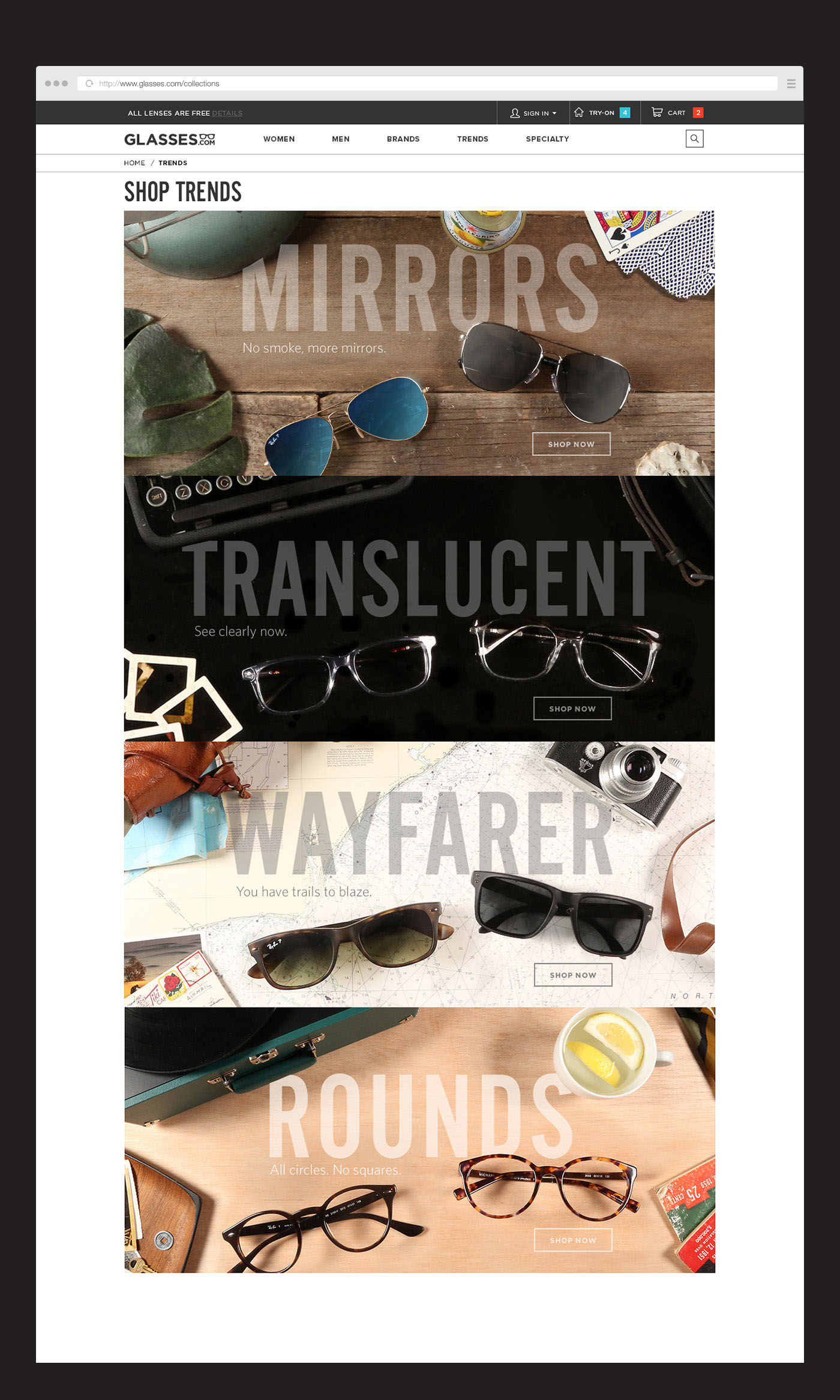 glasses trends mirrros translucent wayfarer rounds Sunglasses