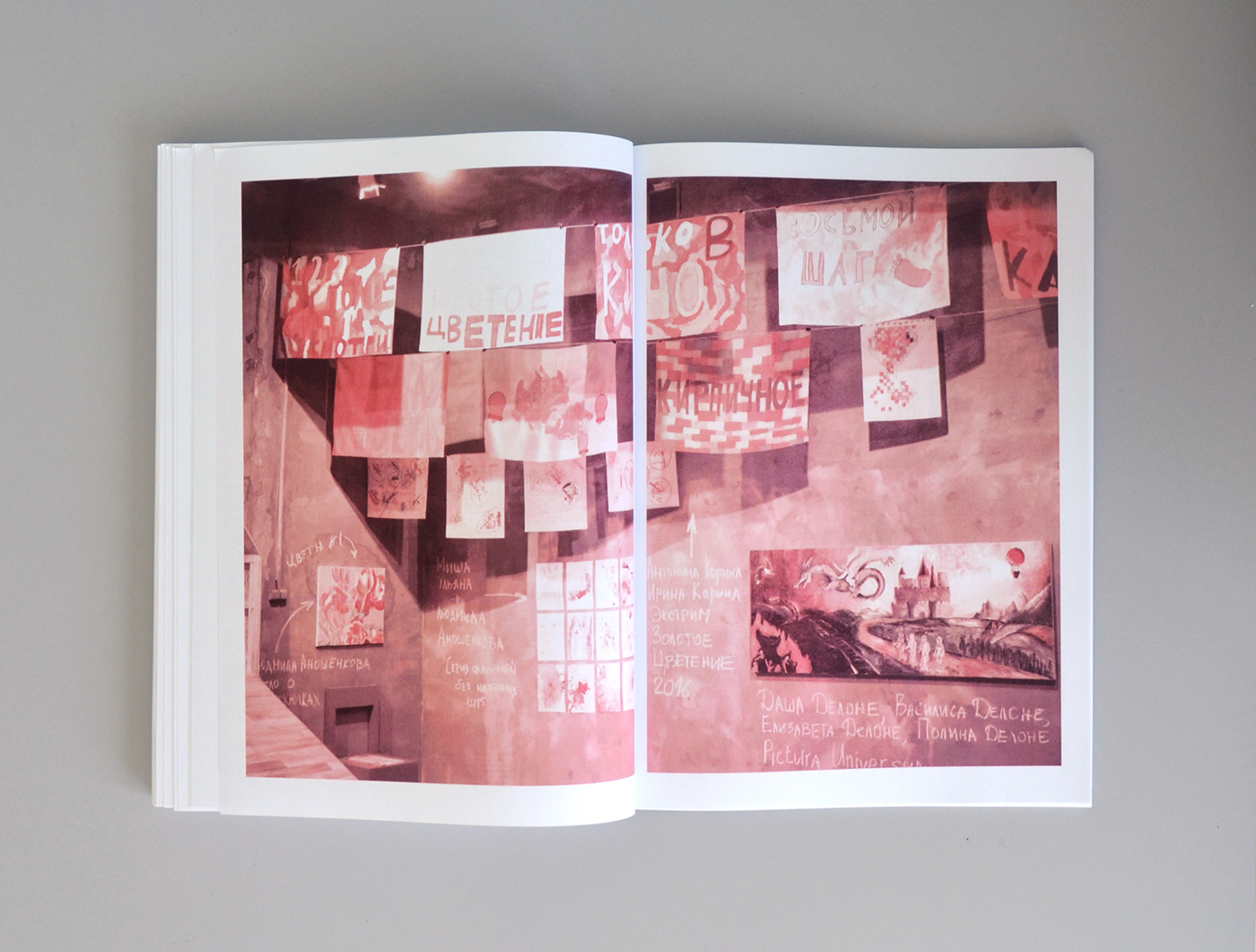 almanac book performans exhibition catalog