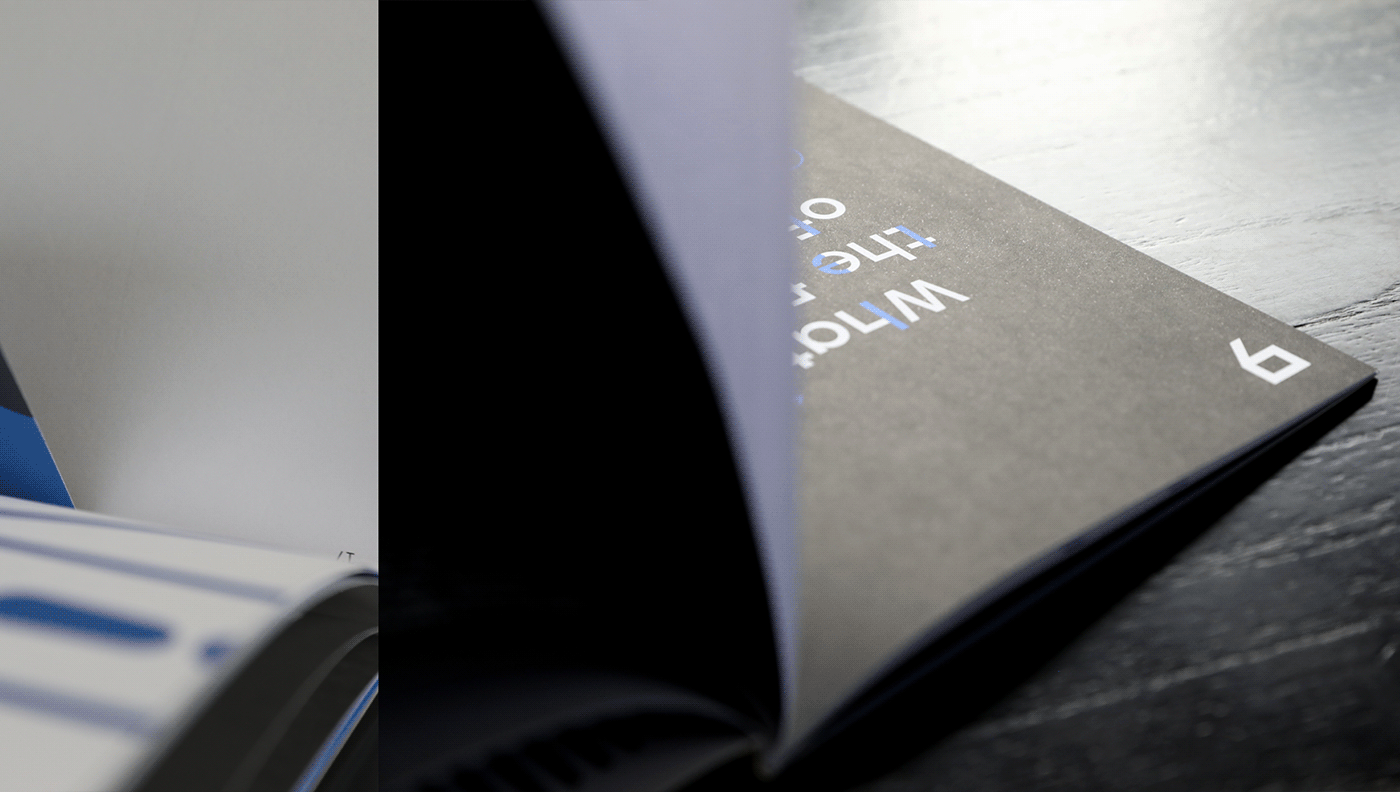 art blue book conceptual design digital disruptive modern print publishing