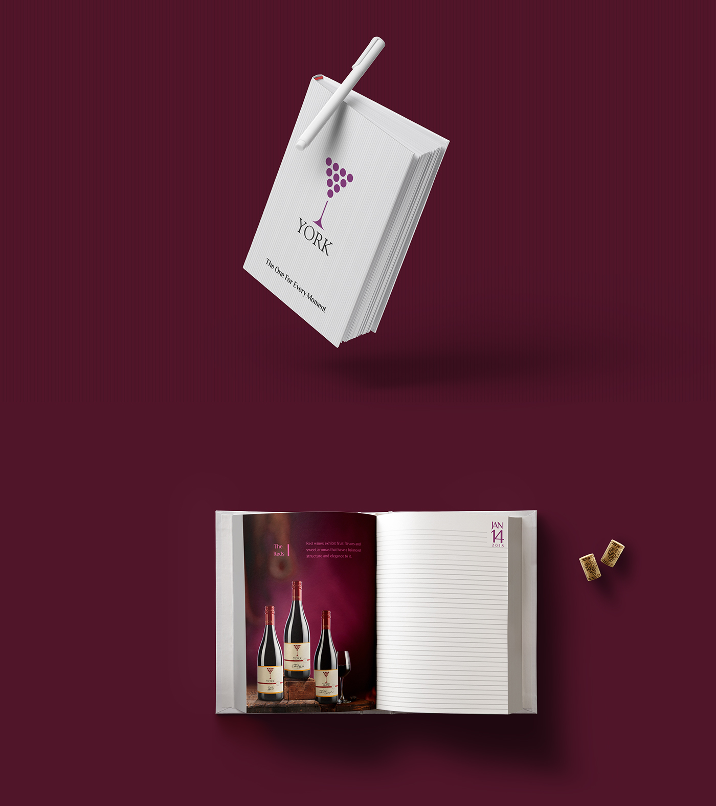 Yorkwinery winery branding winery diary diary2018 WINEDIARY Startup Farms