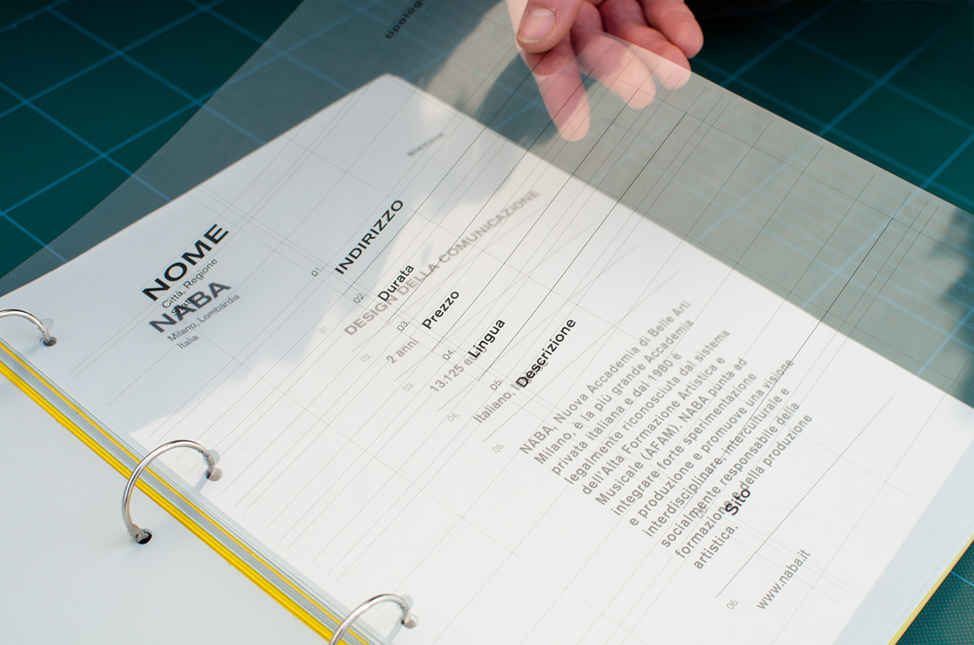 student editorial grid research book yellow grey Archive grotesk grotesque