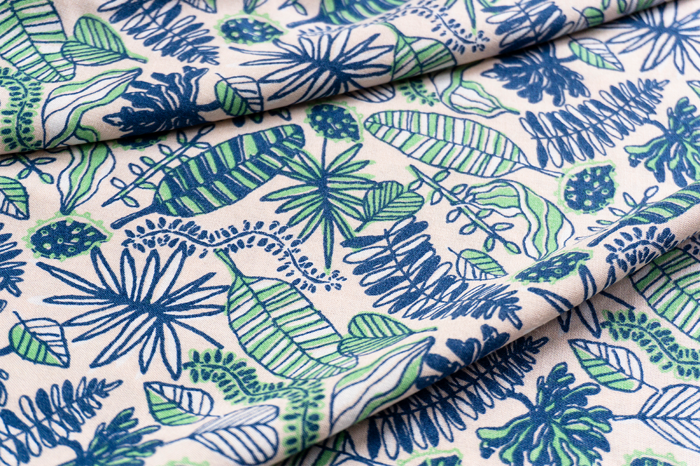 surface pattern design textile design  Botanical print pattern design  Fashion  Plant pattern textile botanical