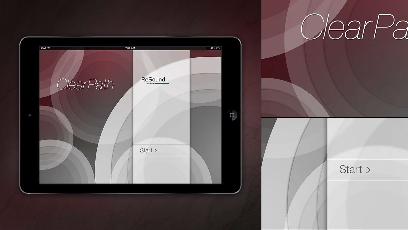UI ux application tablet iPad interactive digital app
