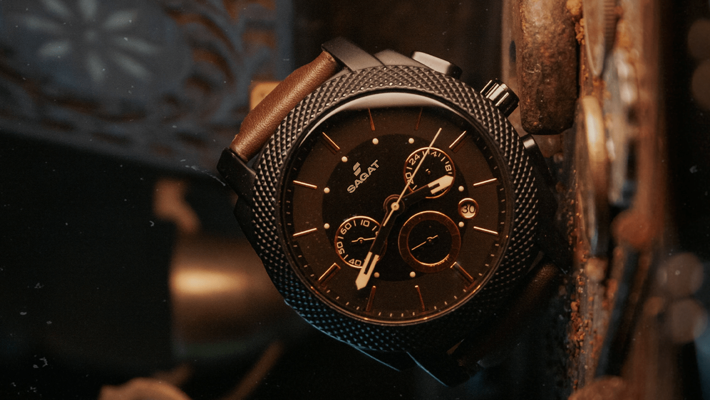 watch clock time logo design brand identity