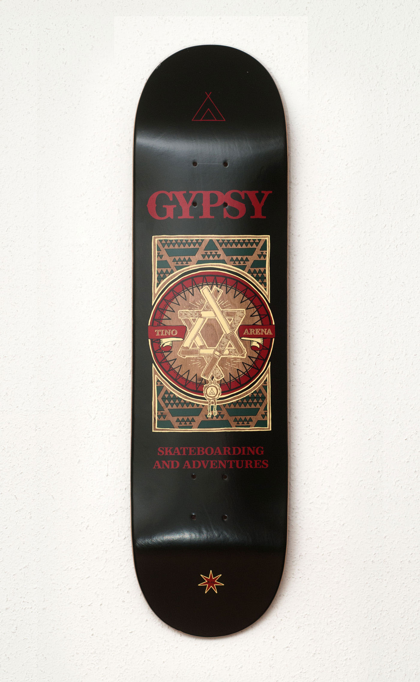 gypsy skateboarding skateboard skateboardgraphics adventures skate rollbrett wood handdrawn abracadabra magician houdini