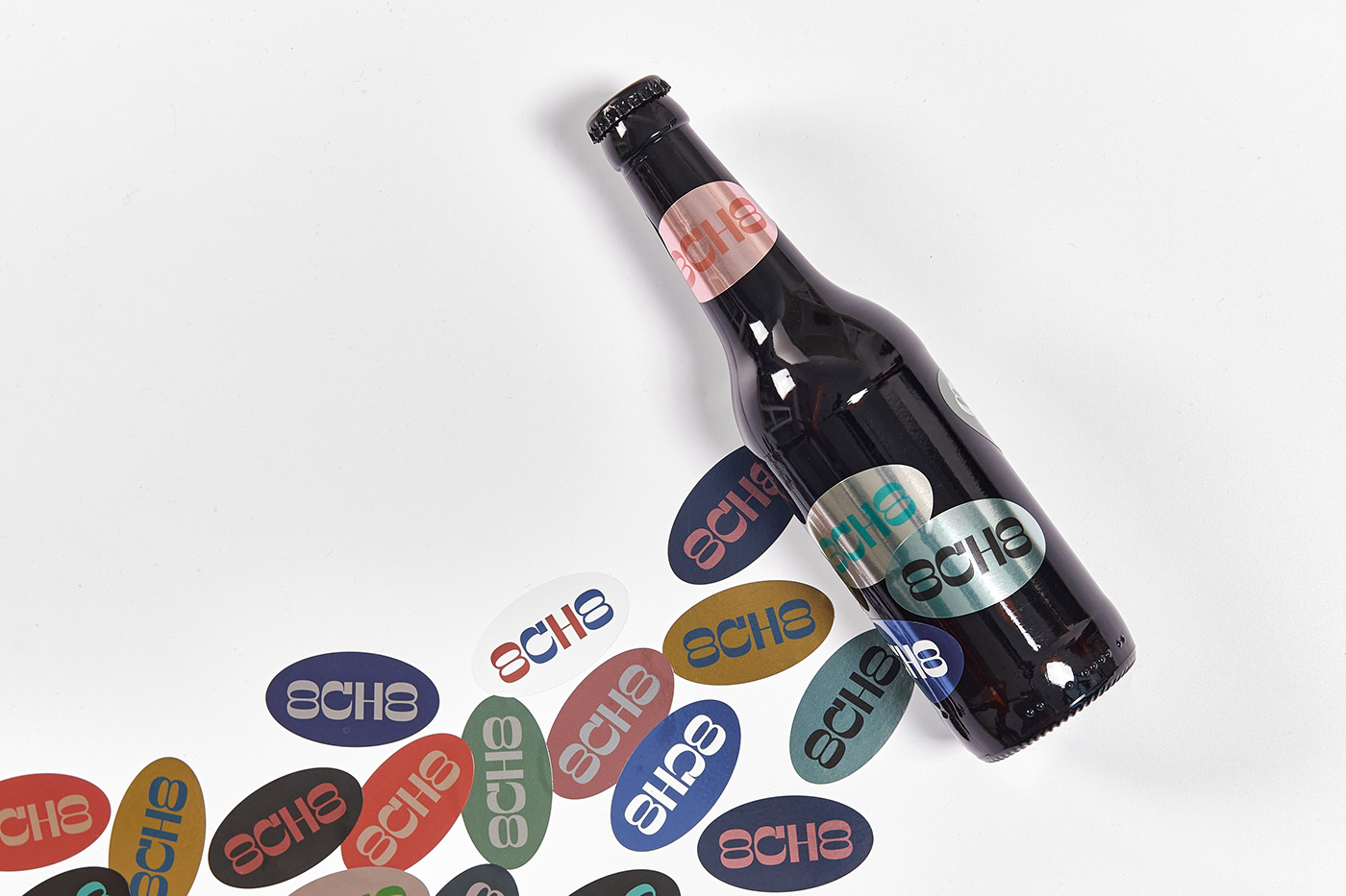 beer bottle cerveza design Label lettering logo Packaging