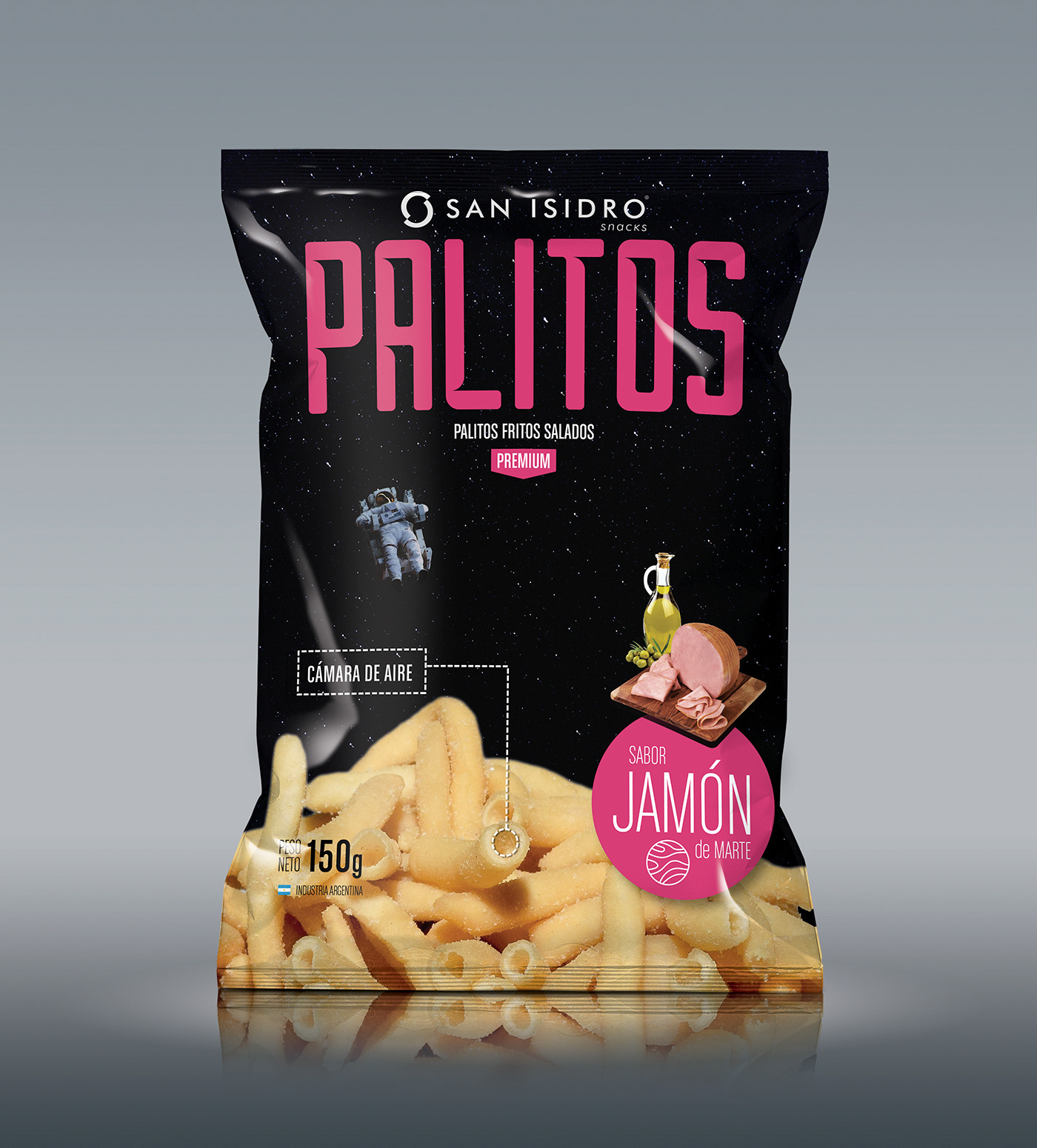 Packaging snacks sanisidro Medallitas palitos packagingdesign