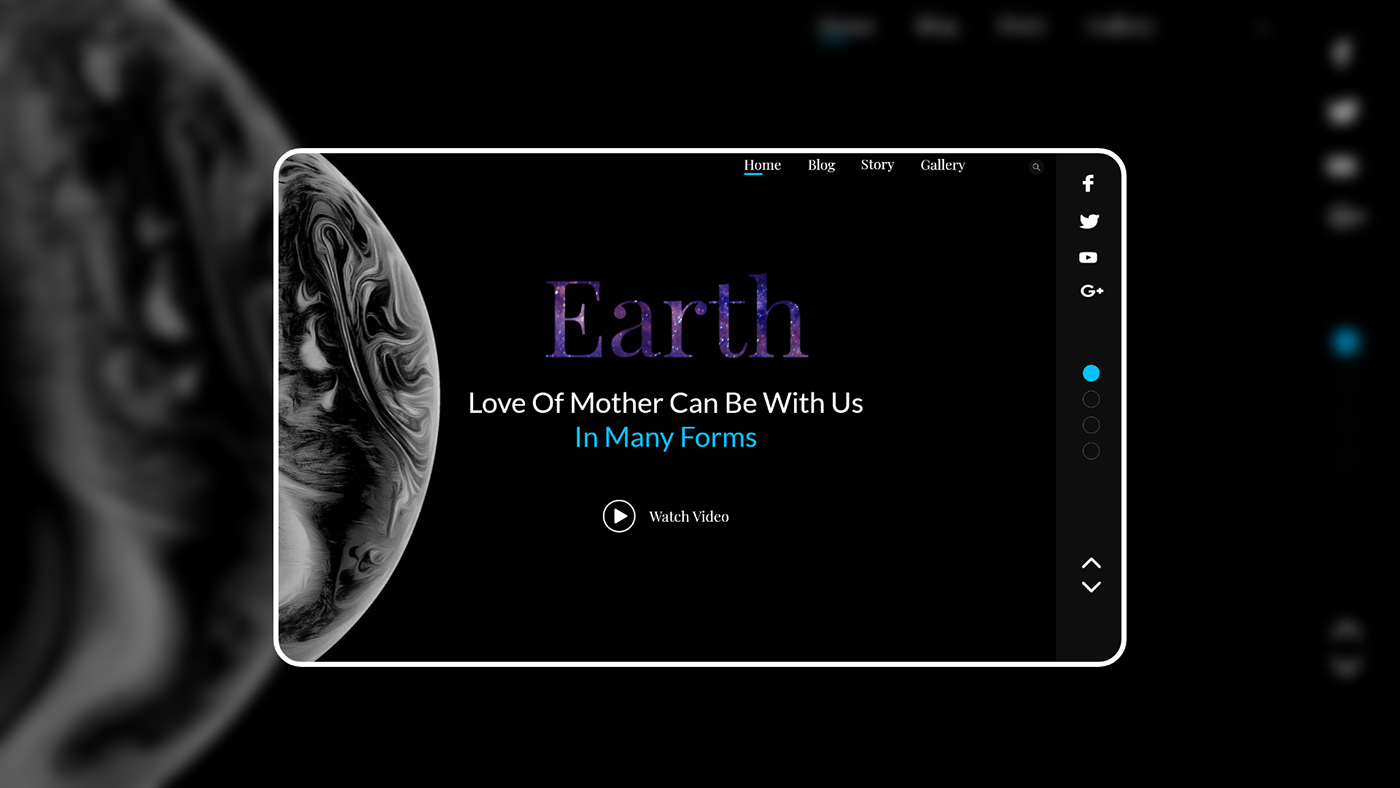 50th anniversary earth earth day earth page landing page planet uiux
