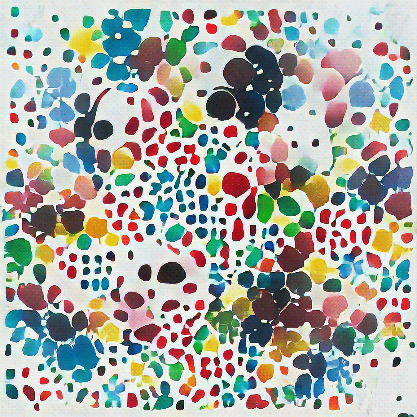 abstract ai artificial intelligence colorful Damien Hirst digital generative generative art nft nftart