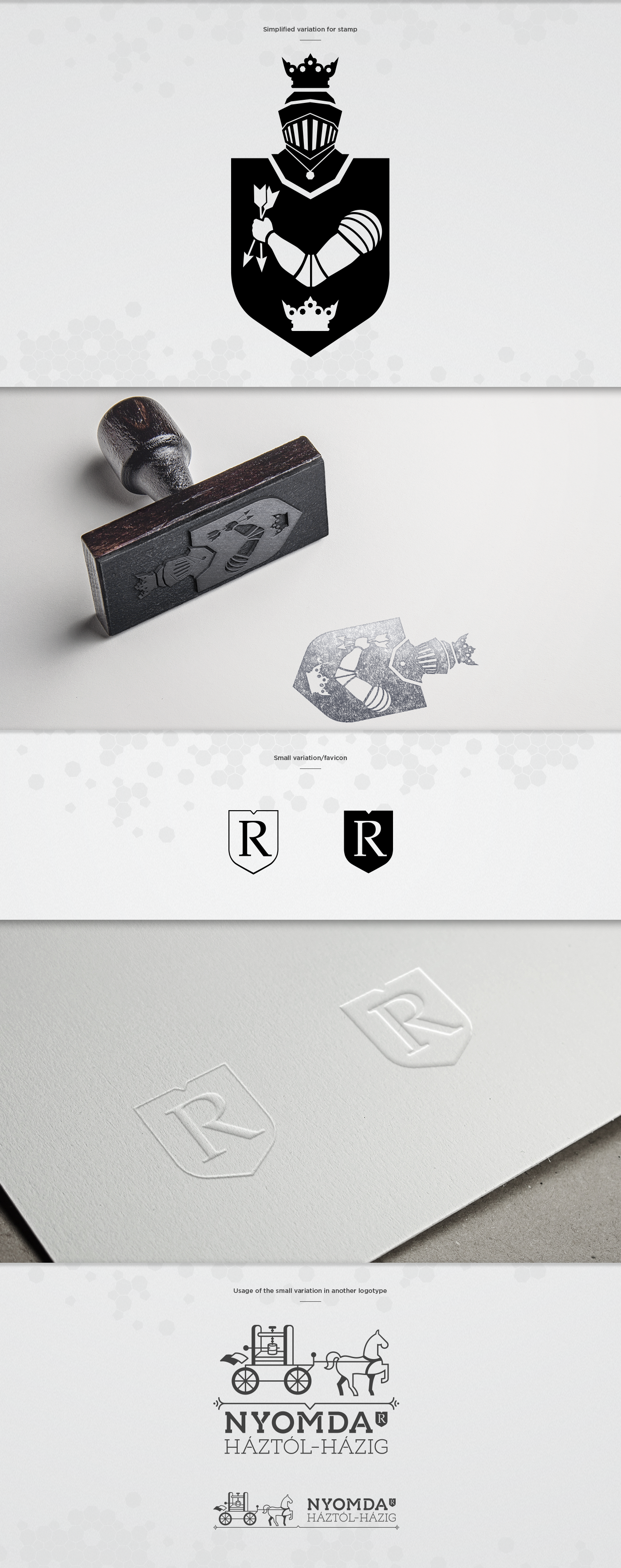 Remion coats of arm hungarian shield brand personal identity Logotype