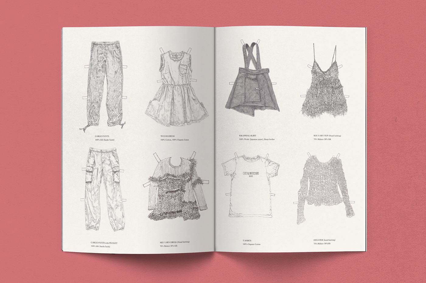 Fashion  book japan New York magazine design Lookbook ILLUSTRATION  clothes dress