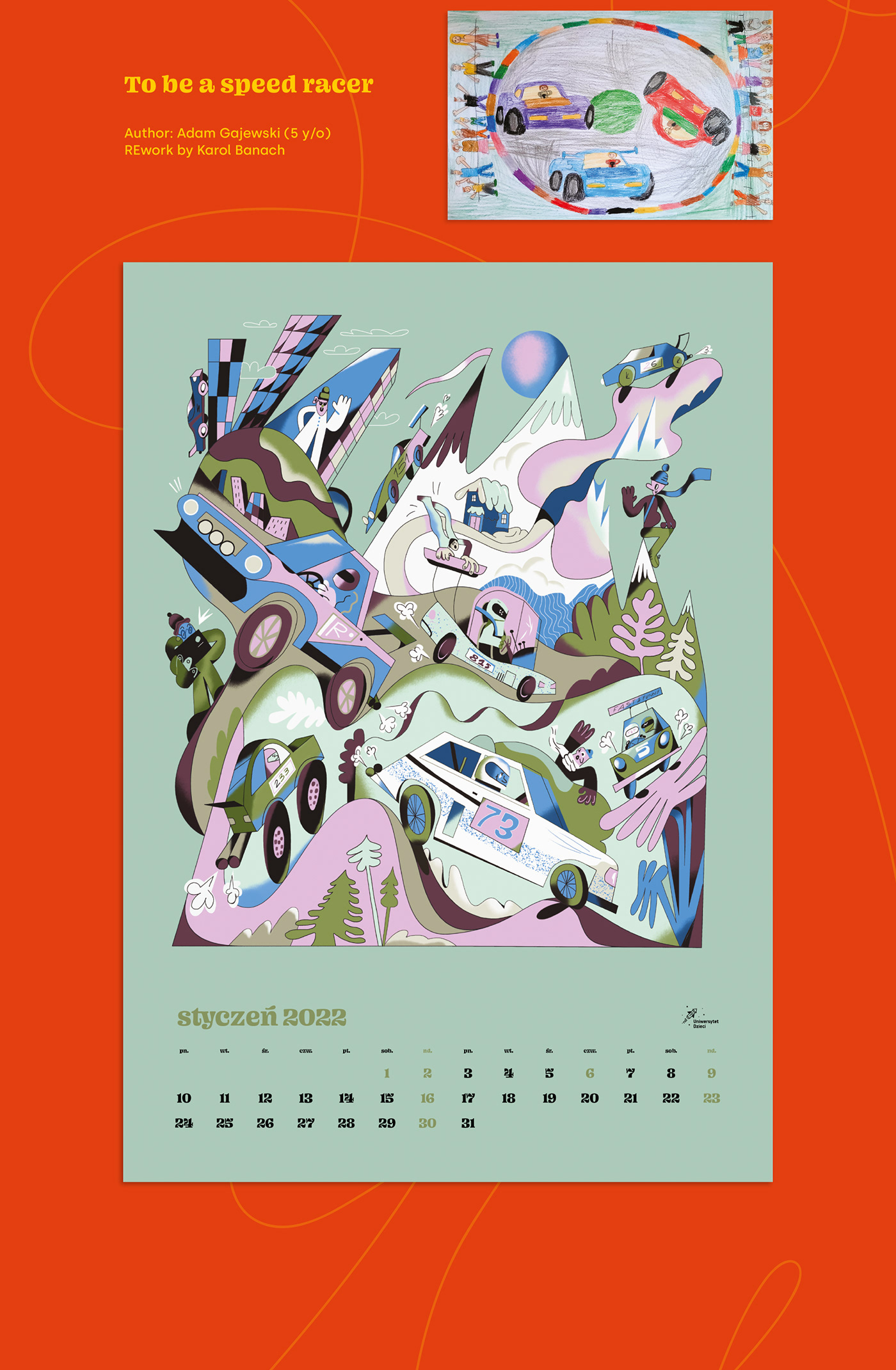 calendar concept design designer idea ILLUSTRATION  illustrations Illustrator non-profit print