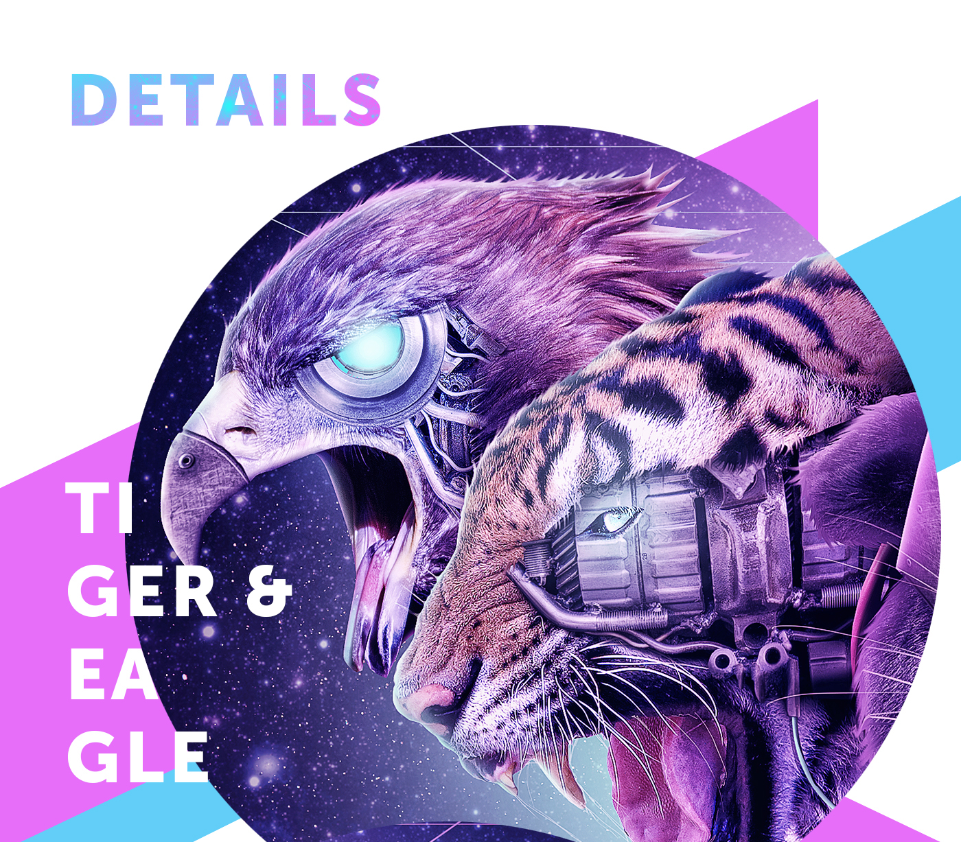 artwork tiger eagle panther lion snake 80's sci-fi betsafe gianluigi di giacomo SKEMA9 Italy 2k15 photoshop Ps25Under25