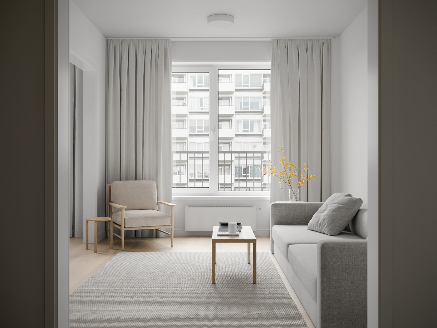 3ds max archviz CGI corona render  Interior interior design  Minimalism minimalist Render visualization