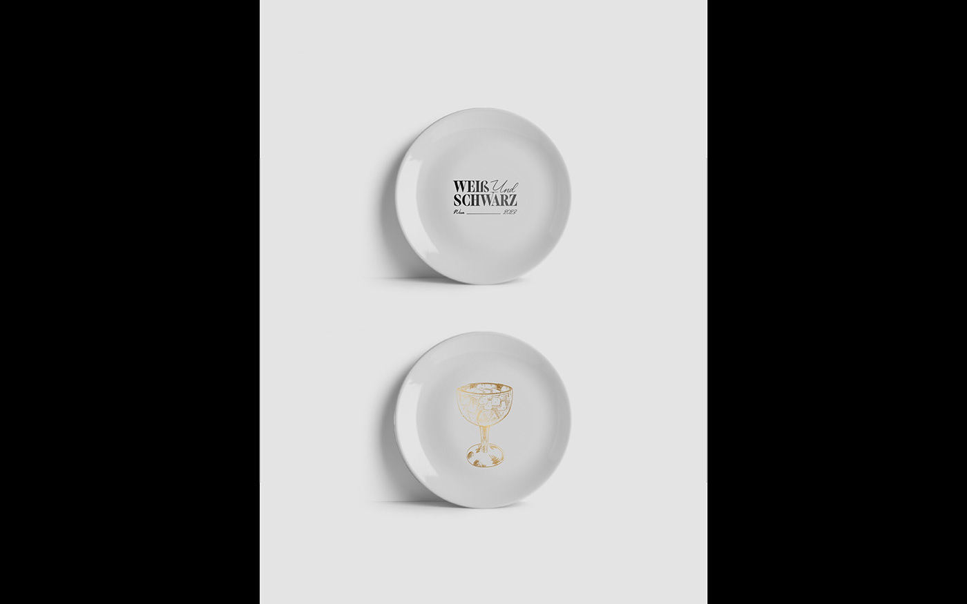 Plates for a coctail-bar in Vienna