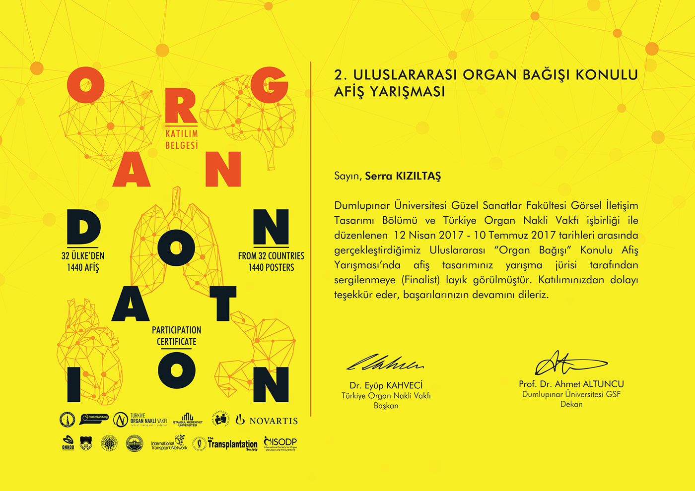 poster organ donation Competition Geneva