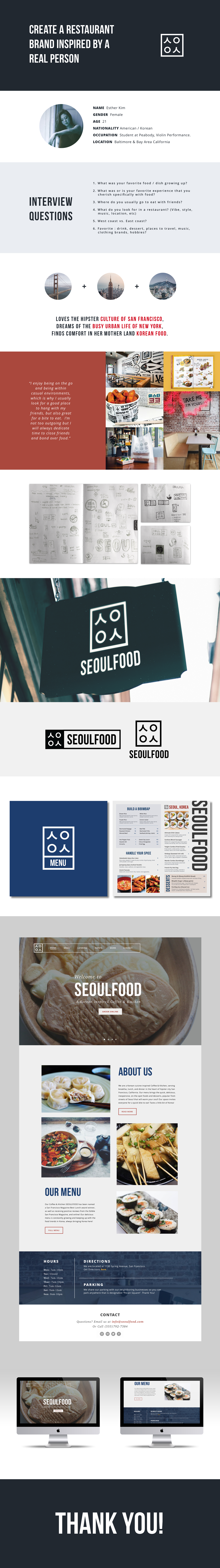 restaurant branding  korean graphic design  menu design Web Design  logo