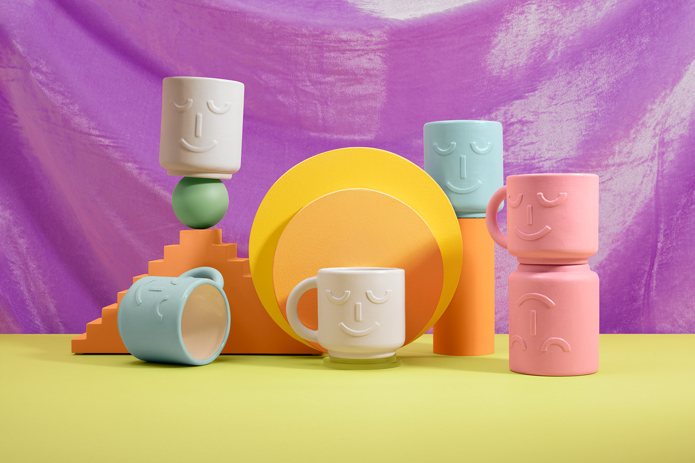 art direction  breakfast ceramics  PHOTOFRAPHY set design 