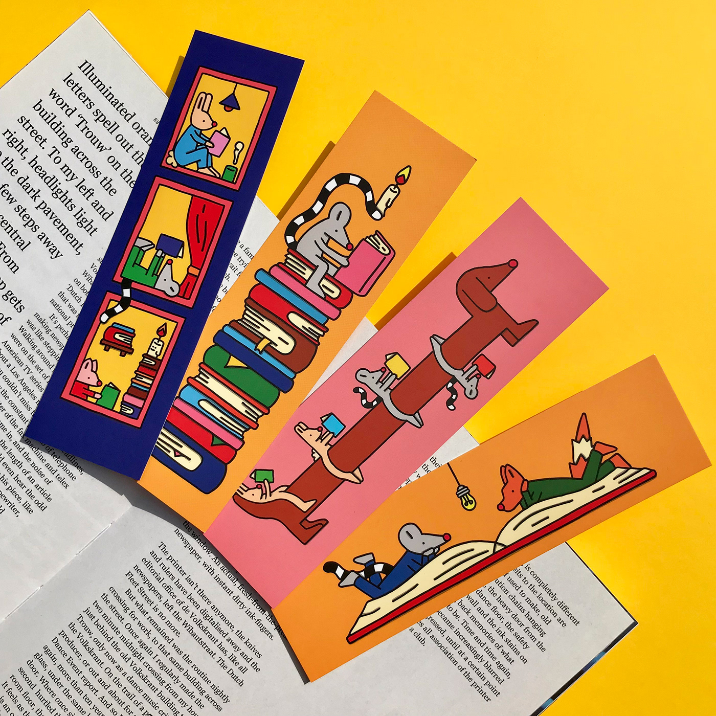 artwork bookmark bookmark design Character design  colour design designer ILLUSTRATION  Illustrator print