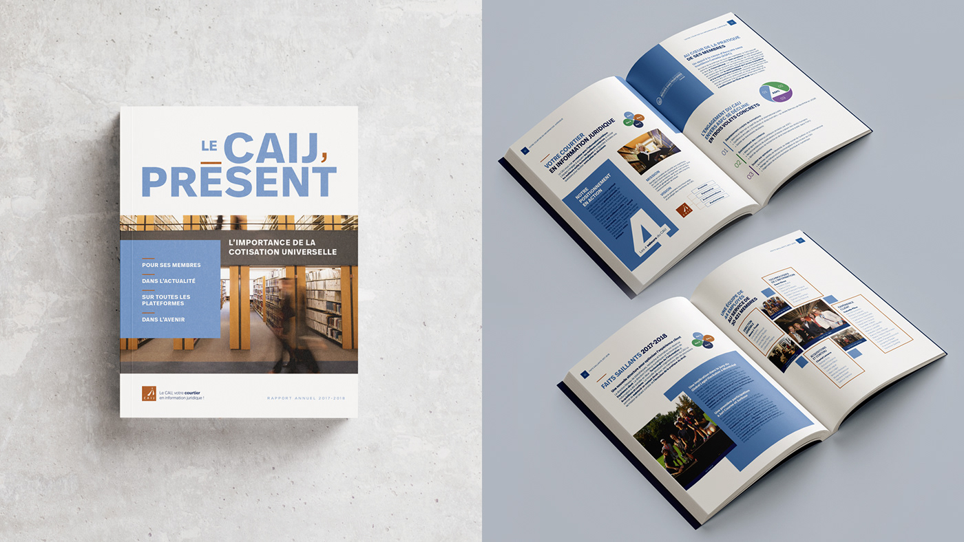 annual report Corporate Design law legal content Montreal rapport annuel ebook