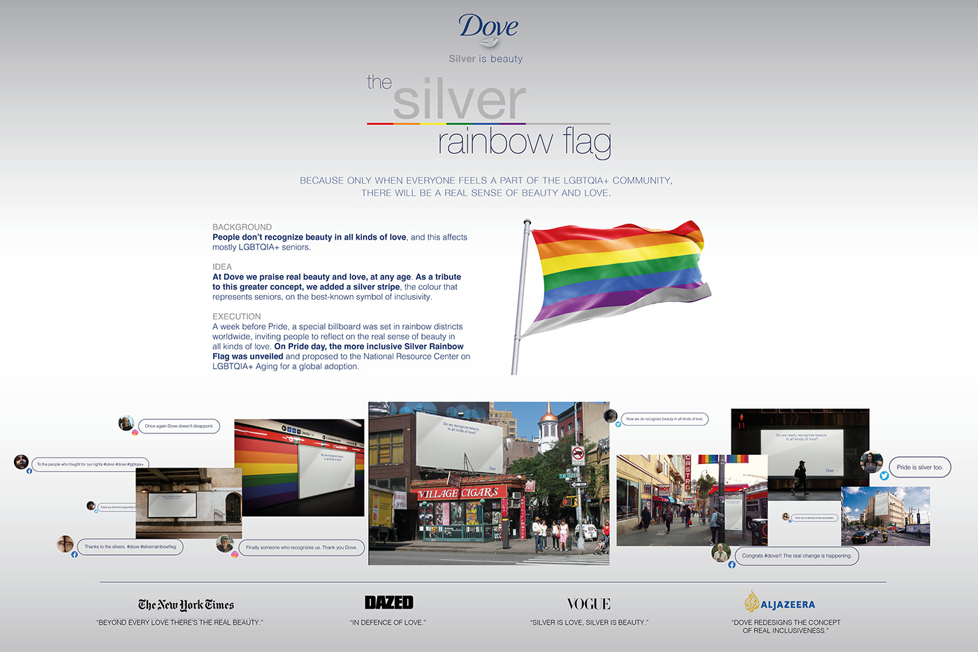 beauty billboard flag gay Love pride rainbow dove LGBTQ product design 