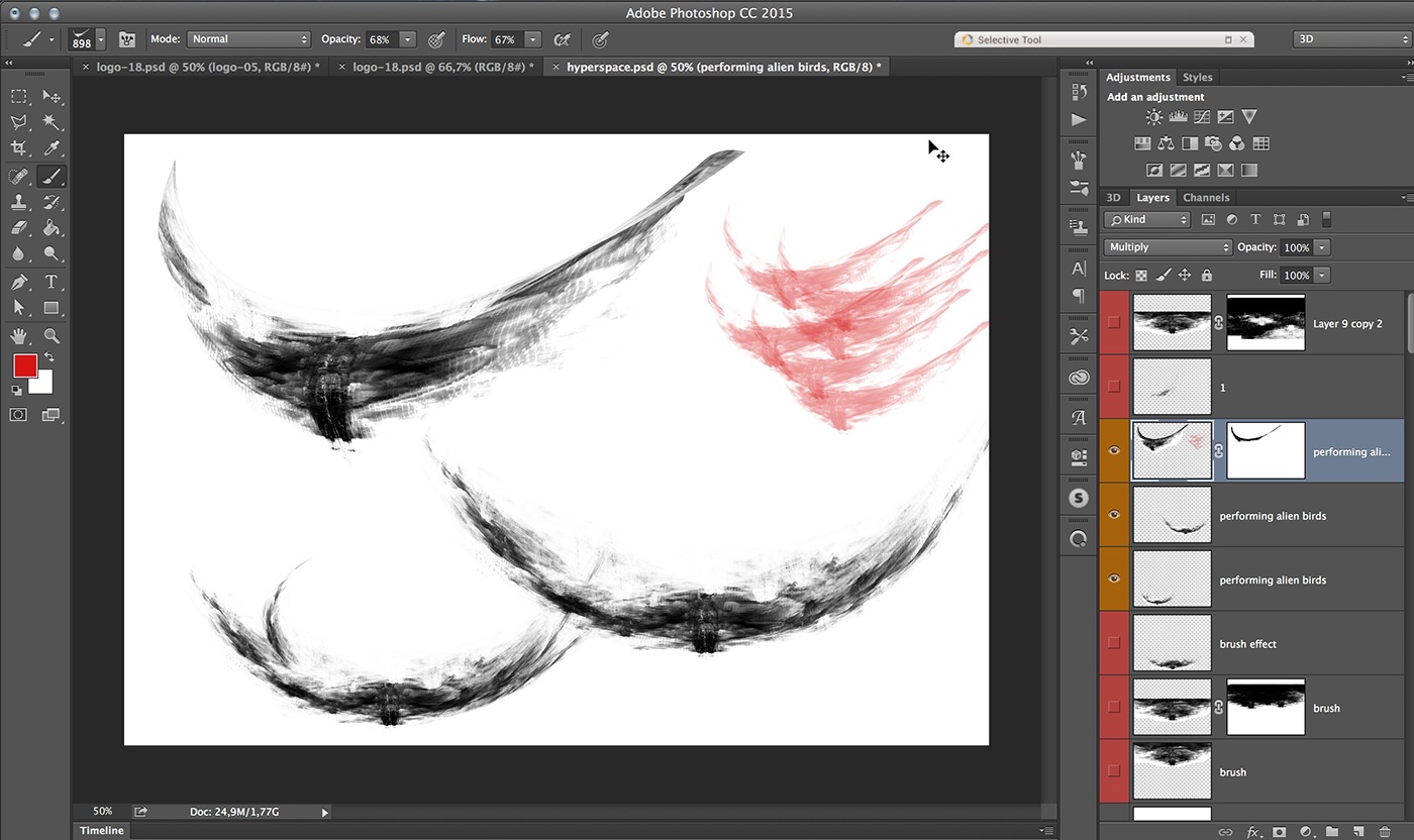 tutorial fotolia beginner random photoshop brush sketch concept sample
