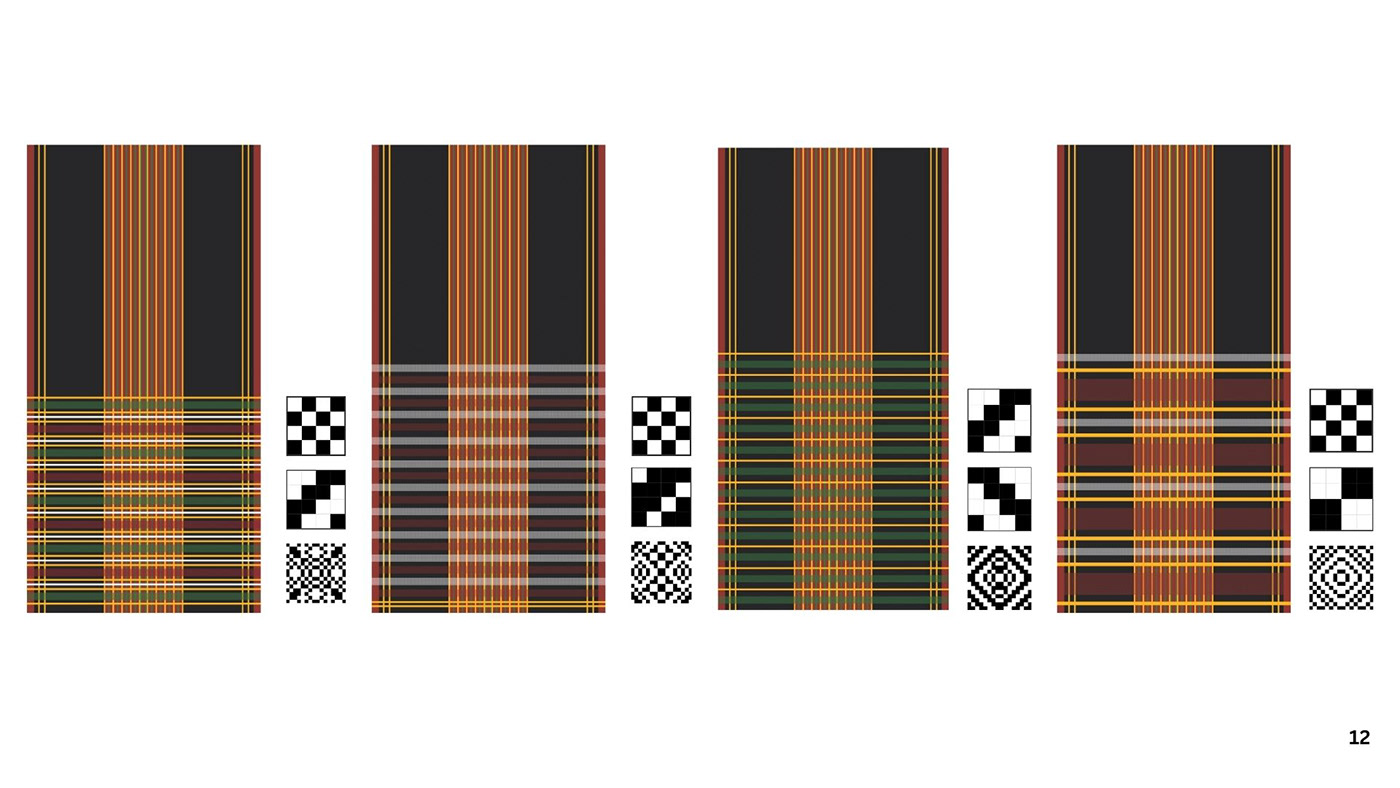 fabric handloom handwoven textile textile design  weave Weave Design weaving woven design