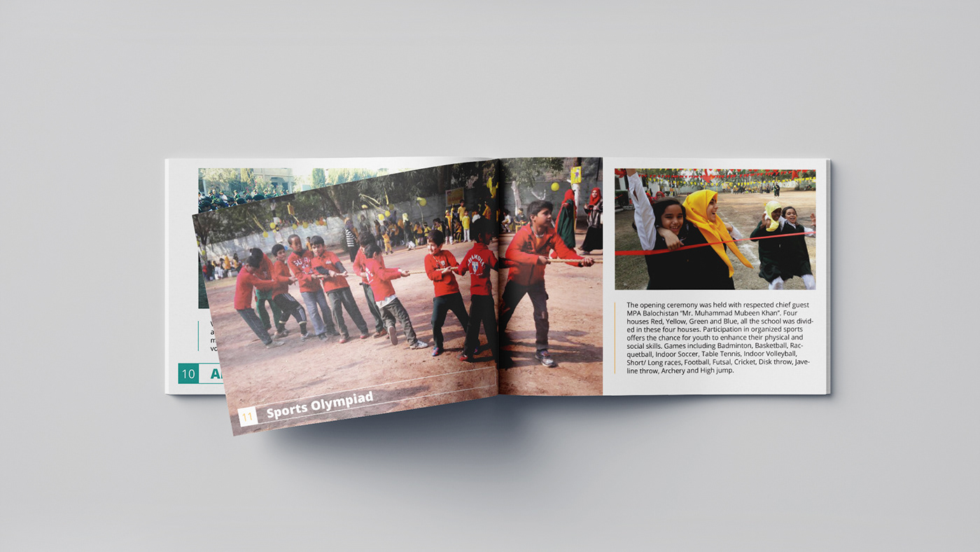 photo gallery editorial design  team studio3 aamir rizvi print design  journal Recreational Booklet Landscape a5