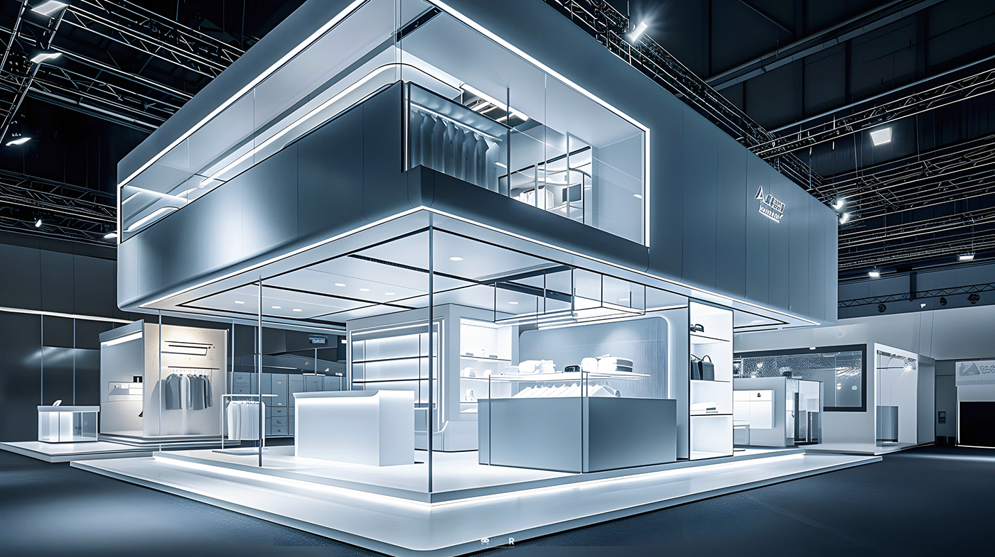 로고제작 AI体验 Exhibition Design  booth exhibition stand Выставочный стенд выставка expo 3D