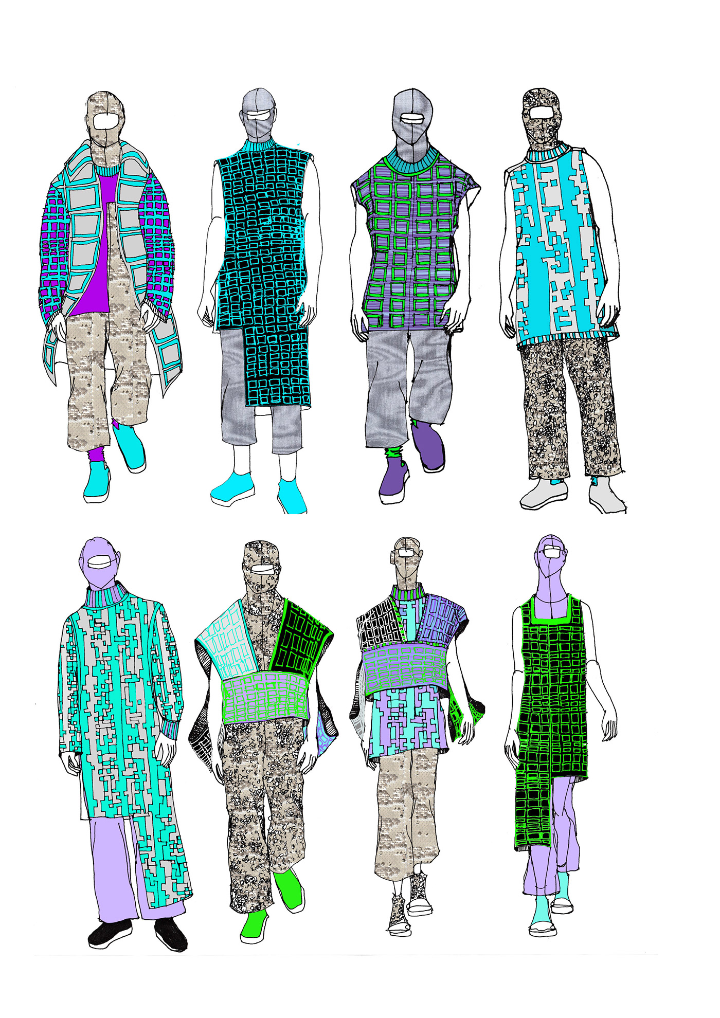 contemporaryfashion digitality digitalworld fashion design knitwear metufashion programming  socialimpactsofvr virtualfabric vr