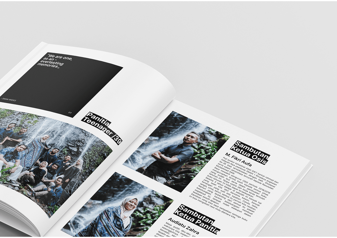 book editorial Layout Layout Design magazine print school typography   visual yearbook