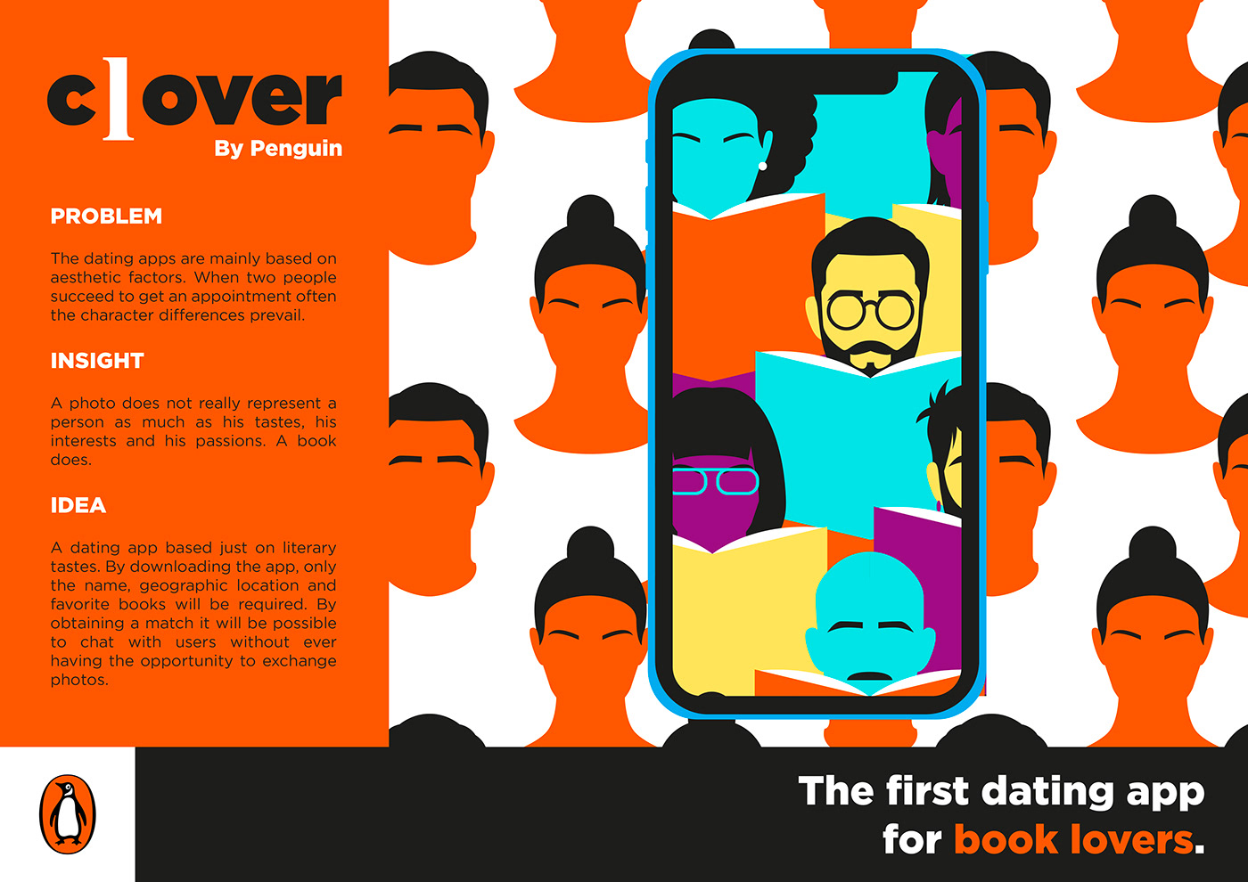 Clover - The First Dating App For Book Lovers on Behance
