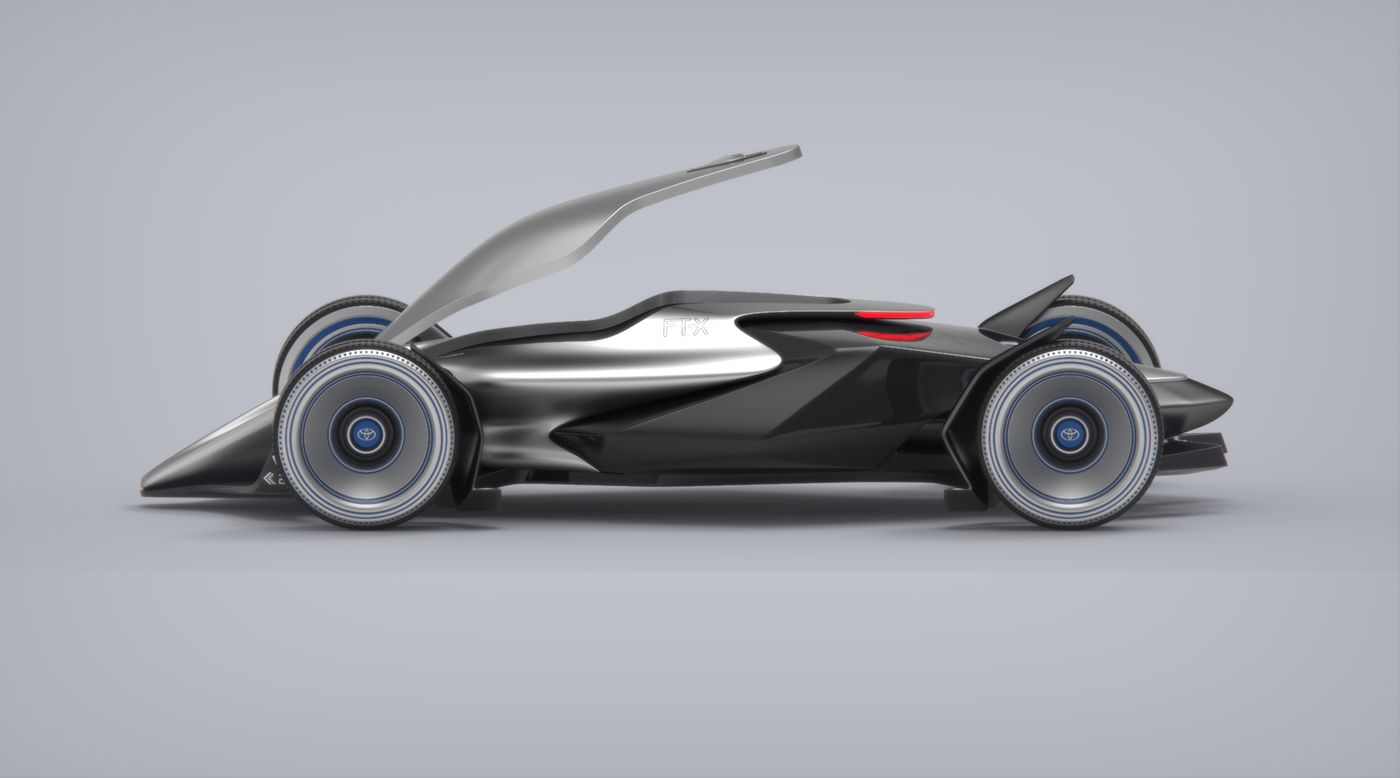 gaca design race car formuła Toyota FT-X concept racer future car Racing Technology