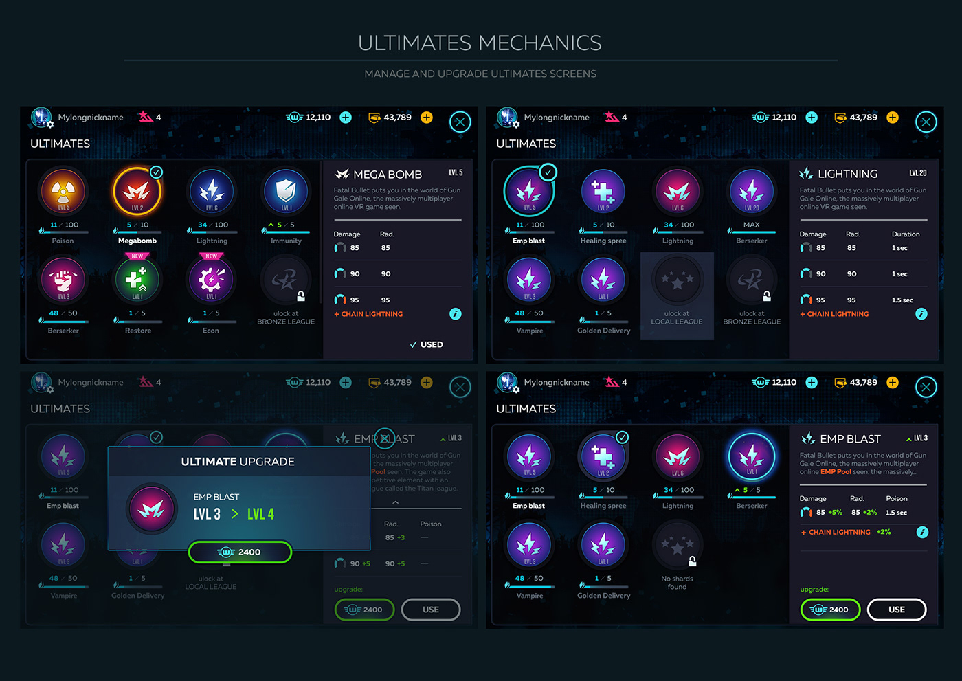 GLU game design  UI mobile game Titan World futurisctic Sci Fi characters