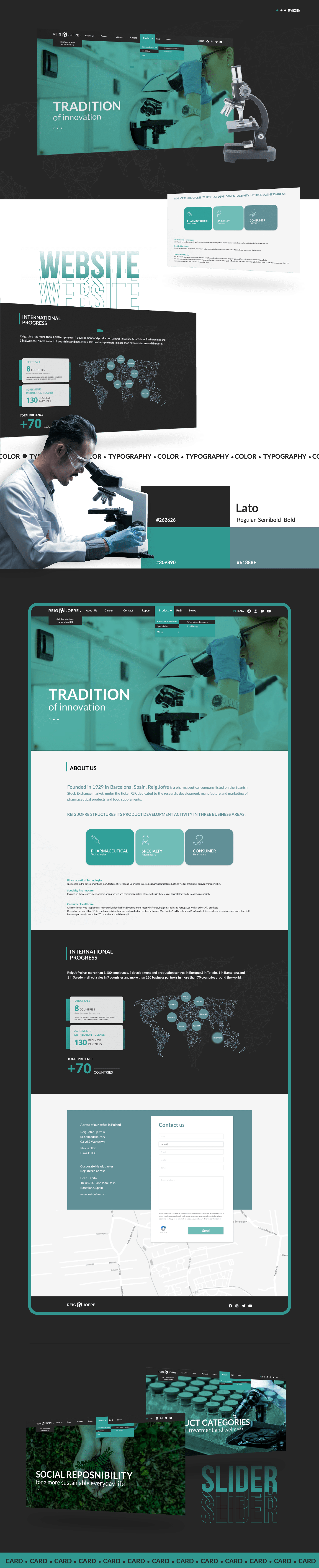 design Med medical medicines pharmacology UI ux Webdesign Website