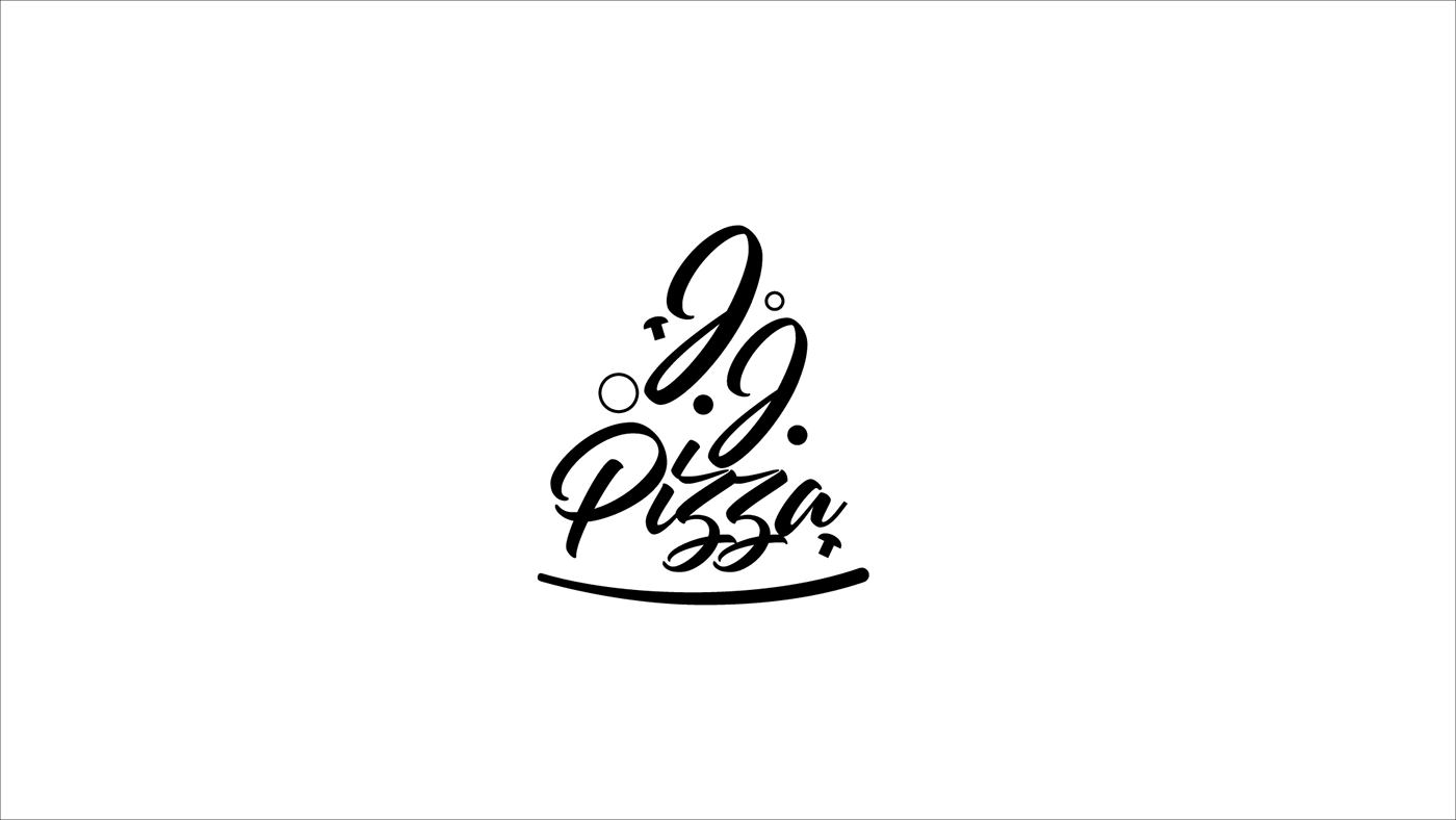 thirty logos design art graphic design  logo Pizza jj pizza branding  identity inspiration