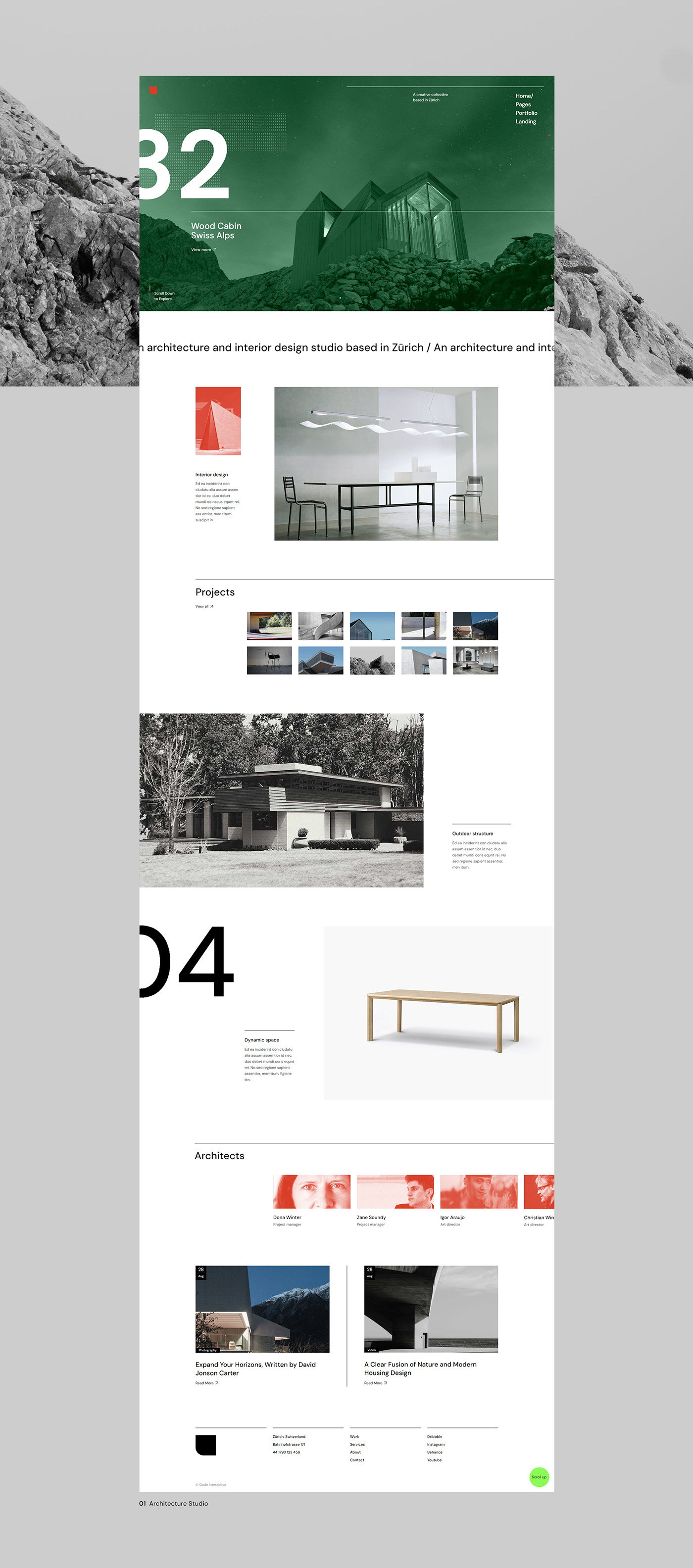 Brutalism swiss design typography   architecture Art Gallery  portfolio swiss style magazine layout web animation brutal web