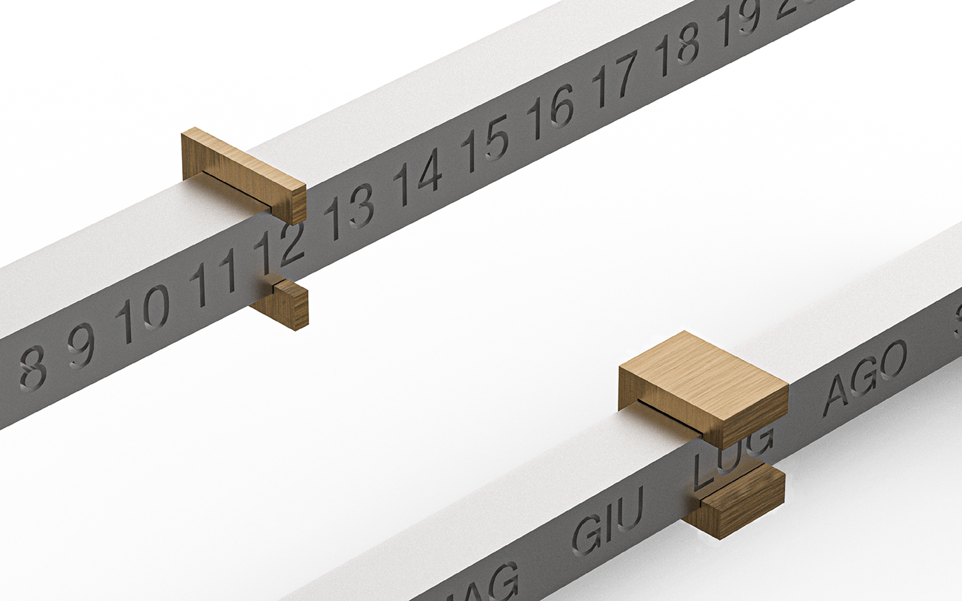 3D 3d printing abacus calendar calendar design design direction digital fabrication laser cut product product design 