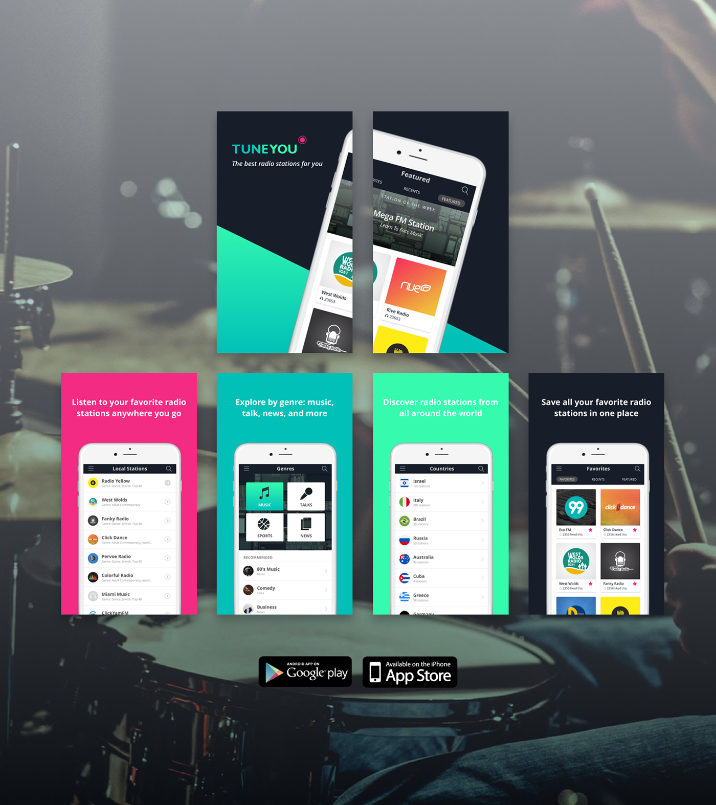 app digital design user experience music